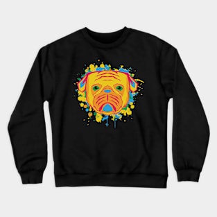 My colorfull pug Crewneck Sweatshirt